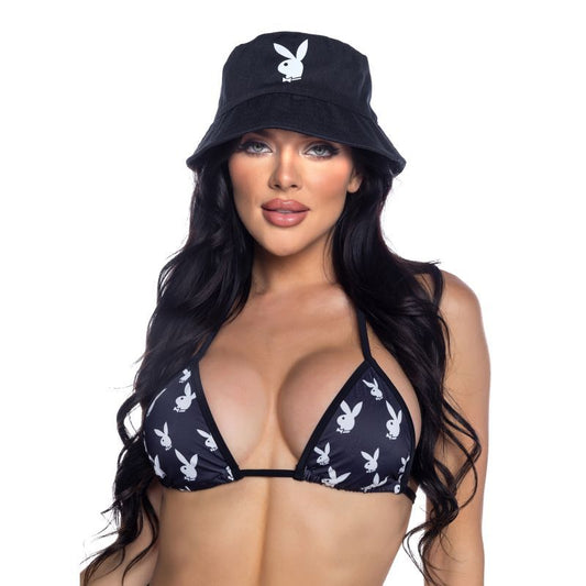 PlayBoy Bunny Logo Bucket Hat One Size > Clothes > Accessories