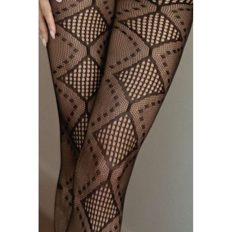 Midnight Allure Fishnet Tights (Black) – Classic Fishnet Tights