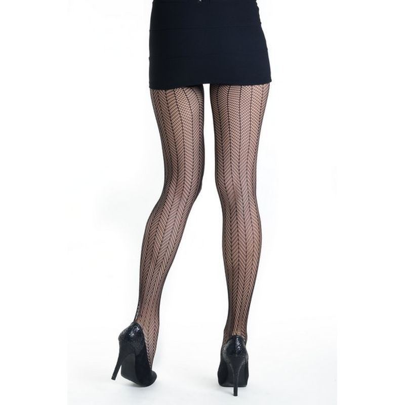 Killer Legs Sensual Arrow Mesh Tights (Black) – Luxury Fashion Tights