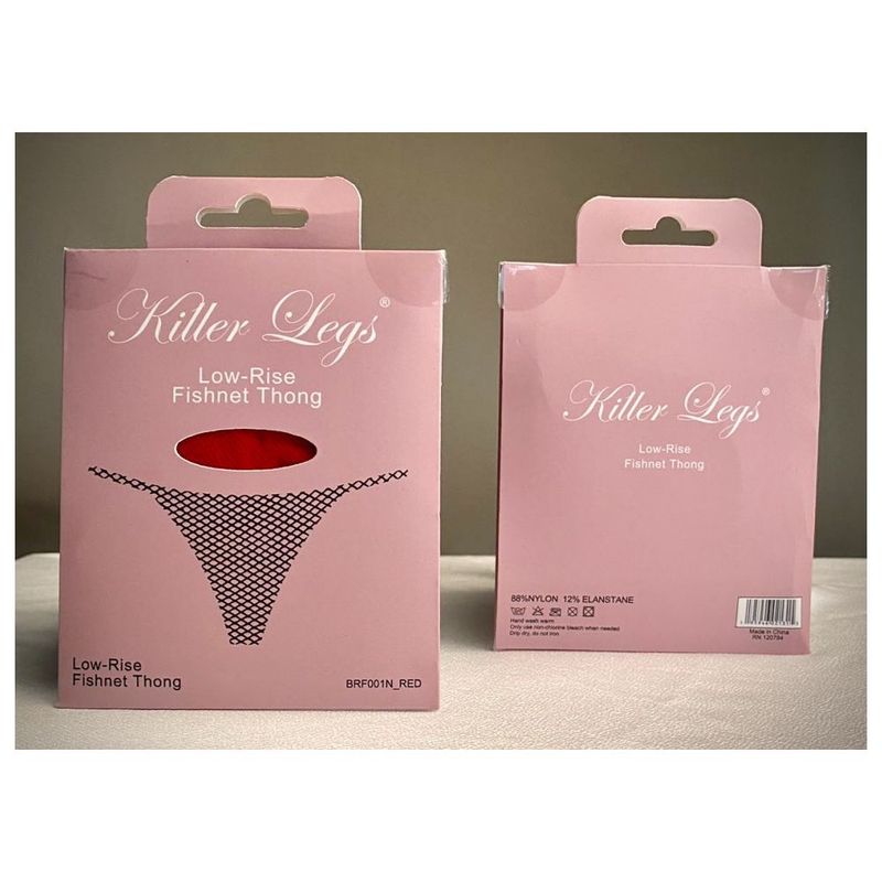 Mesh Net G-String (Black) – Sheer Comfortable Lingerie