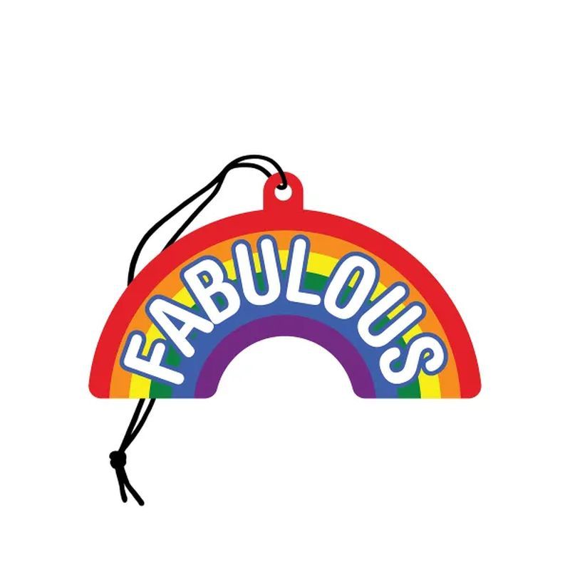 Fabulous Rainbow Air Freshener – Fresh Perfume Scent Cardboard Air Freshener
