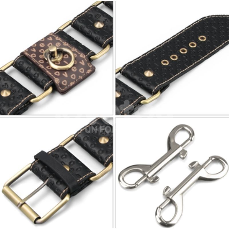 Deluxe Ankle Cuffs – Luxury PU Ankle Cuffs with Bronze Spikes