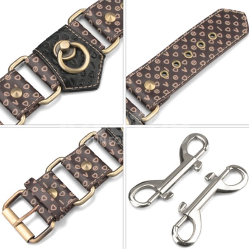 Deluxe PU Handcuffs With Vintage Bronze Spikes – Luxury Restraint Accessory