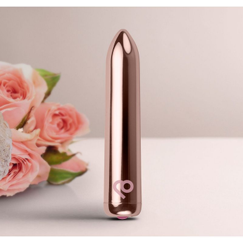 Golden Rose Rechargeable Bullet Vibrator – Sleek Compact Powerful Vibrator
