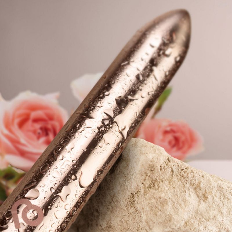 Golden Rose Rechargeable Bullet Vibrator – Sleek Compact Powerful Vibrator