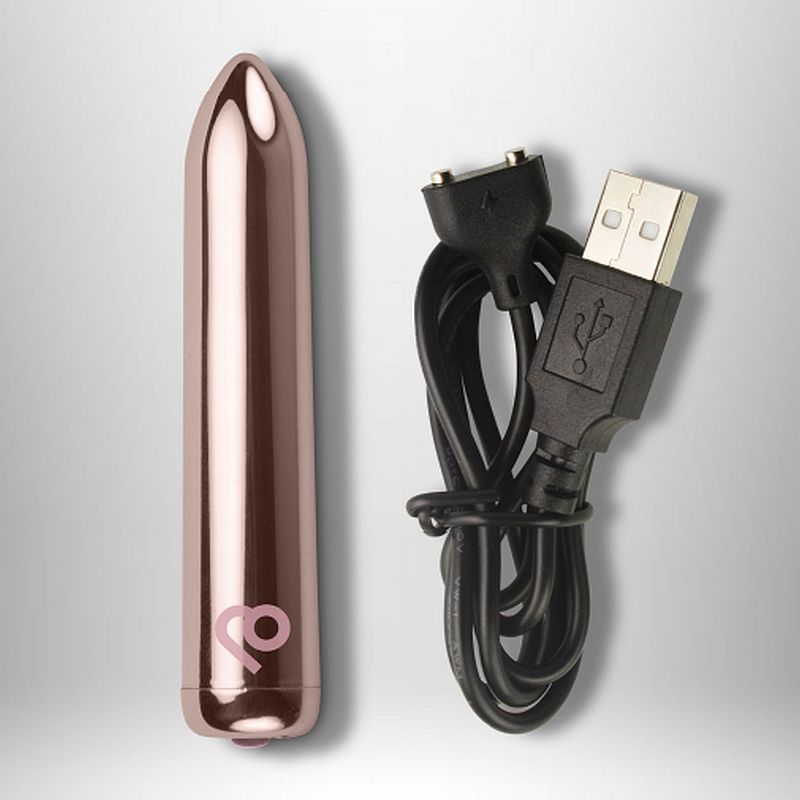 Golden Rose Rechargeable Bullet Vibrator – Sleek Compact Powerful Vibrator
