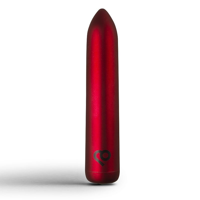 Poppy Red Rechargeable Bullet Vibrator – Sleek Compact Rechargeable Vibrator