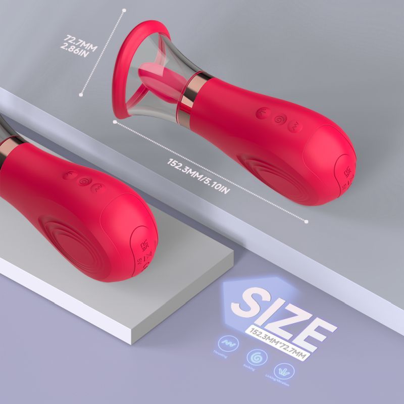 Sybil 3-in-1 – Waterproof Sucking Licking Tickling Stimulator