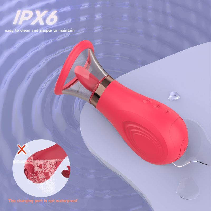 Sybil 3-in-1 – Waterproof Sucking Licking Tickling Stimulator