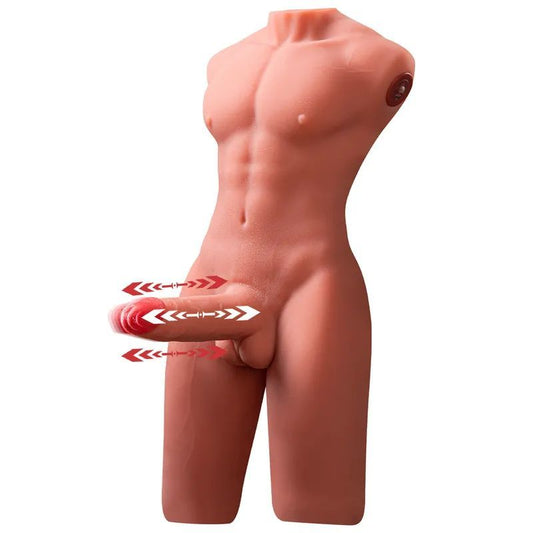 Jason 17cm USB Auto Thrusting Male Torso – Realistic Sculpted Masturbator