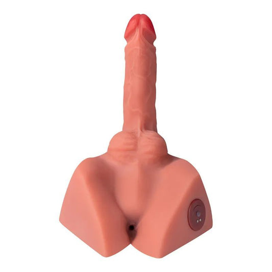 Michael 2.5kg USB Auto Thrusting Male Torso with 20cm Realistic Cock – Powerful Vibration Male Masturbator