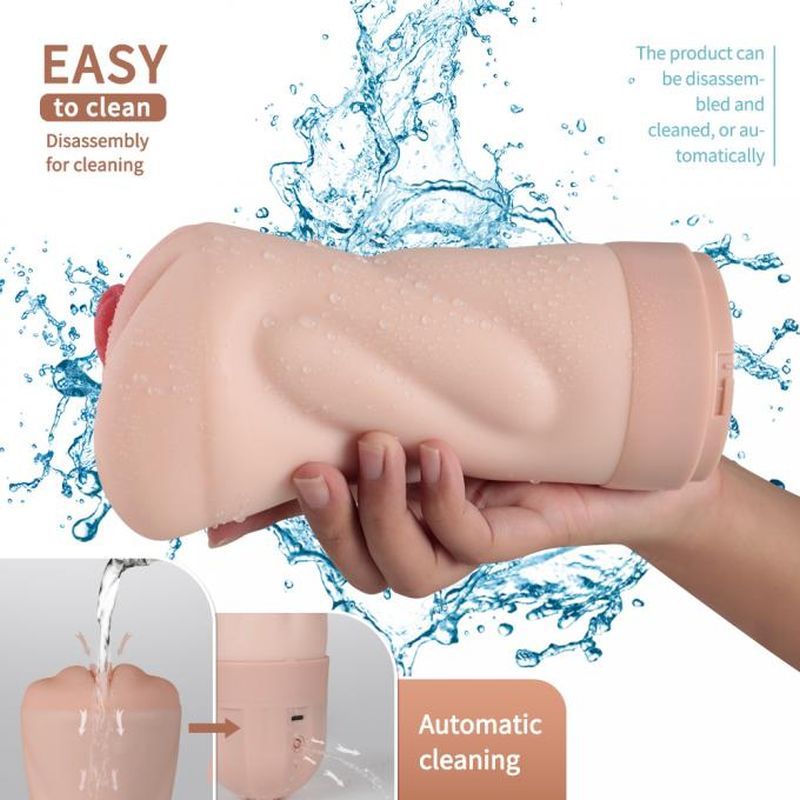 Suctroker Dual Density Vibrating Sucking Masturbator – Vaginal Masturbator