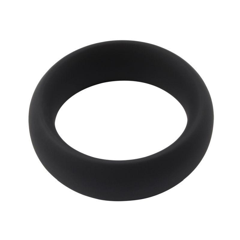 Infinity Comfort Ring Large (Black) – Silicone Penis Ring 4.8 cm Diameter