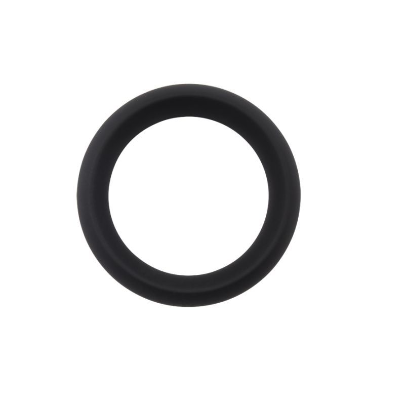 Infinity Comfort Ring Large (Black) – Silicone Penis Ring 4.8 cm Diameter