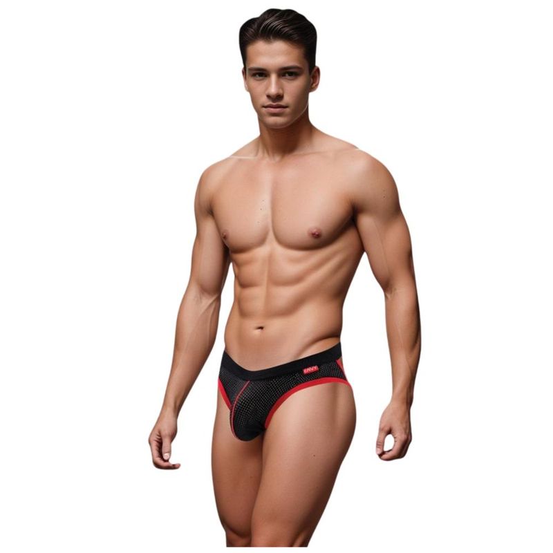 Envy Sport Mesh Jock (Black) – Breathable Athletic Supportive Jockstrap