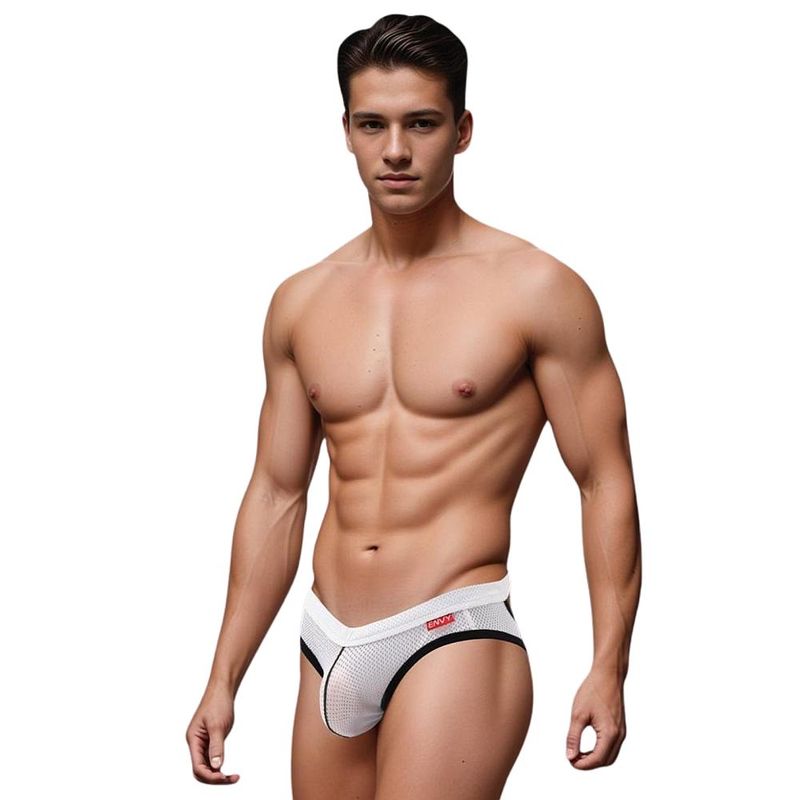 Envy Sport Mesh Jock (Black) – Breathable Athletic Supportive Jockstrap