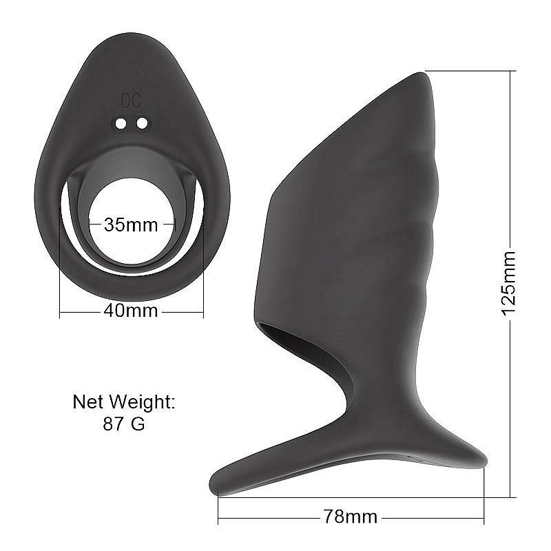 Surge Vibrating Penis Sleeve Cock Ring – Body-Safe Silicone Sleeve