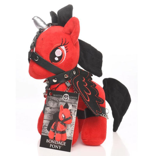 Scarlet Chainheart Bondage Pony – Plush Bondage Toy