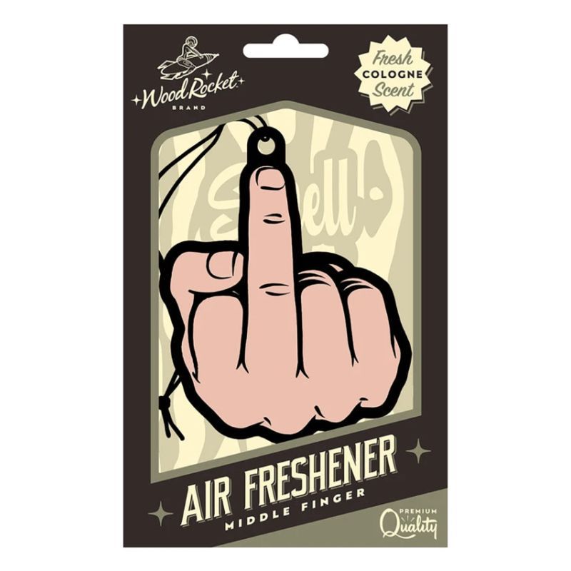 Middle Finger Peach Air Freshener – Scented Car Air Freshener