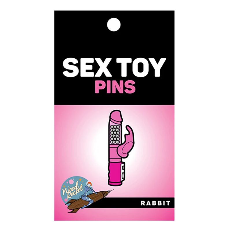 Wood Rocket Rabbit Enamel Pin – Wearable Classic Jack Rabbit