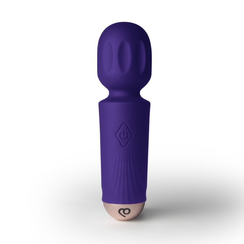 Violet Dream (Purple) – Waterproof Rechargeable 16-Mode Silicone Mini Wand Vibrator