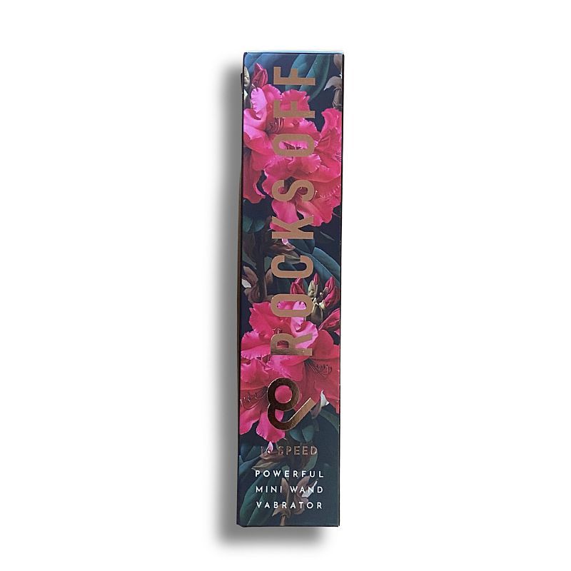 Rechargeable Silicone Mini Wand (Azalea Red) – Waterproof 16 Mode Wand Vibrator