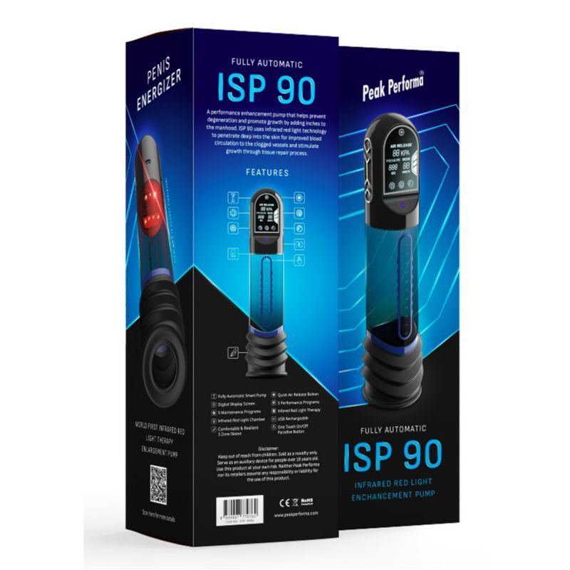 ISP90 Curve Infrared Automatic LCD Penis Pump – Powerful Suction Device