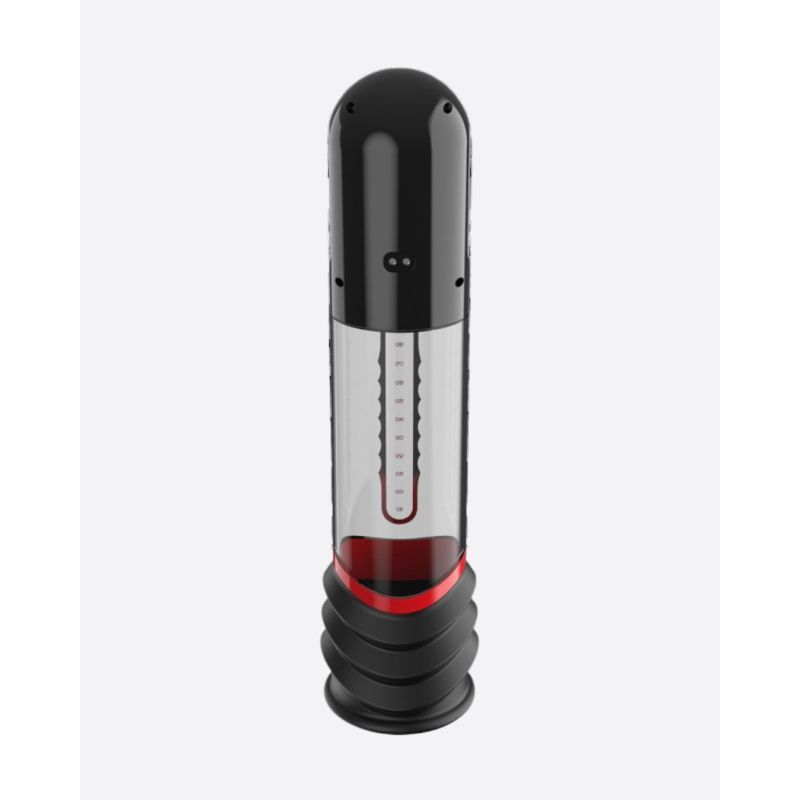 Peak Performance Curve Infrared Automatic Penis Pump (Red) – LCD Display