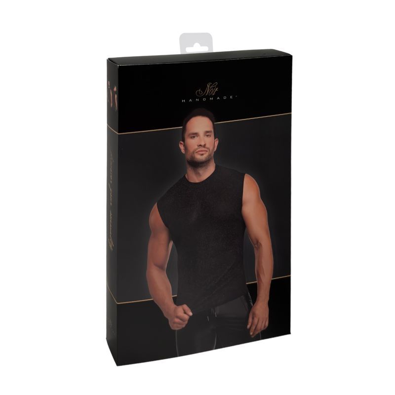 Onyx Skin Tank – Sleeveless Transparent Mesh Lingerie Top