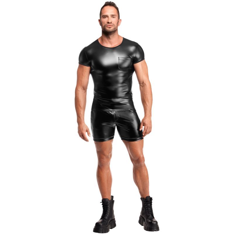 Vexen Vexen Tee – Powerwetlook High-Gloss Tight-Fit Top