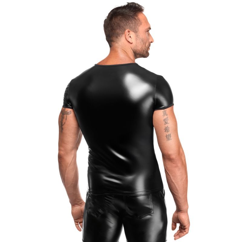 Vexen Vexen Tee – Powerwetlook High-Gloss Tight-Fit Top