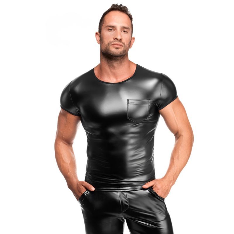 Vexen Vexen Tee – Powerwetlook High-Gloss Tight-Fit Top