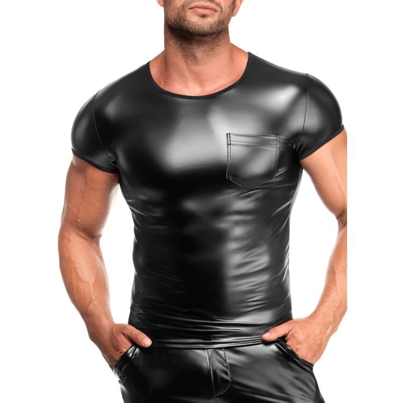 Vexen Vexen Tee – Powerwetlook High-Gloss Tight-Fit Top
