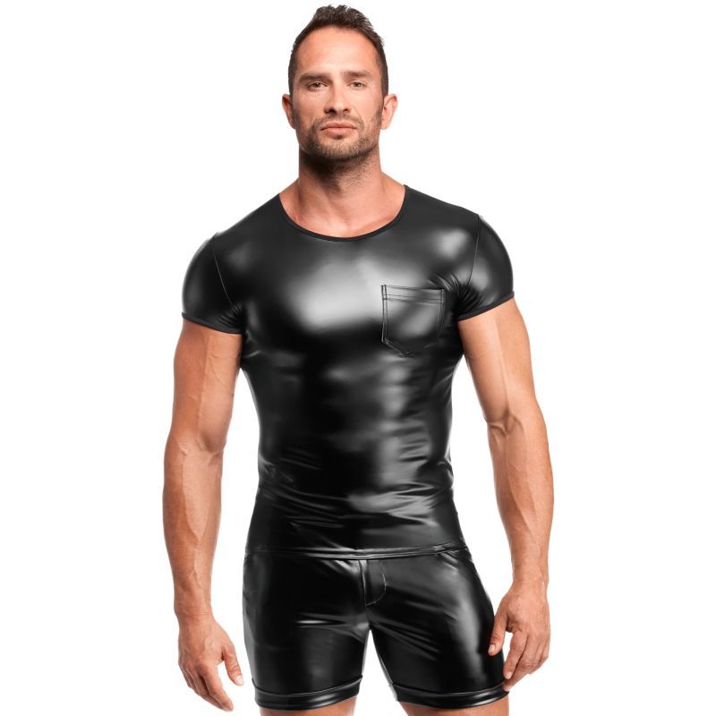 Vexen Vexen Tee – Powerwetlook High-Gloss Tight-Fit Top
