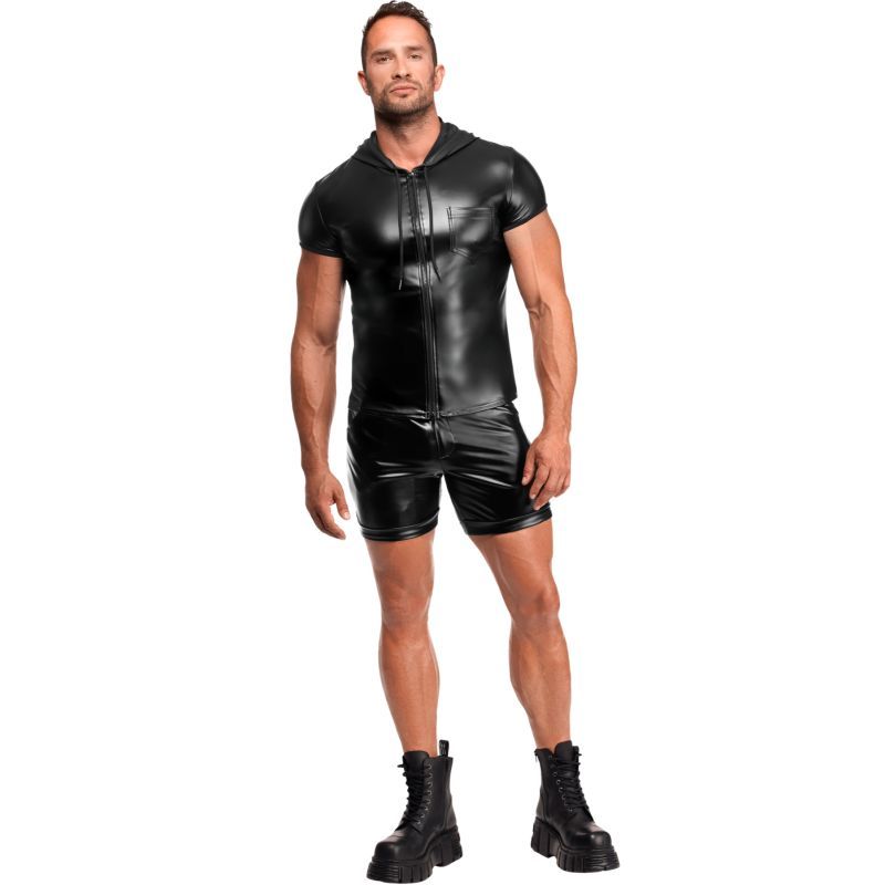 Vexen Hooded T-Shirt – Powerwetlook Fabric Shirt