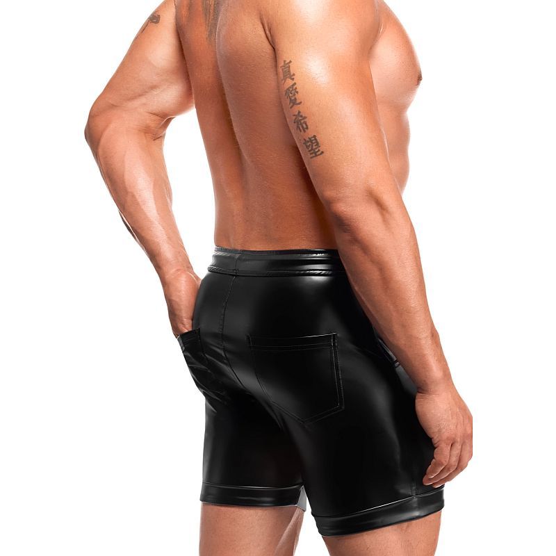 Rogue Shorts – High-Shine Powerwetlook Sculpted Shorts