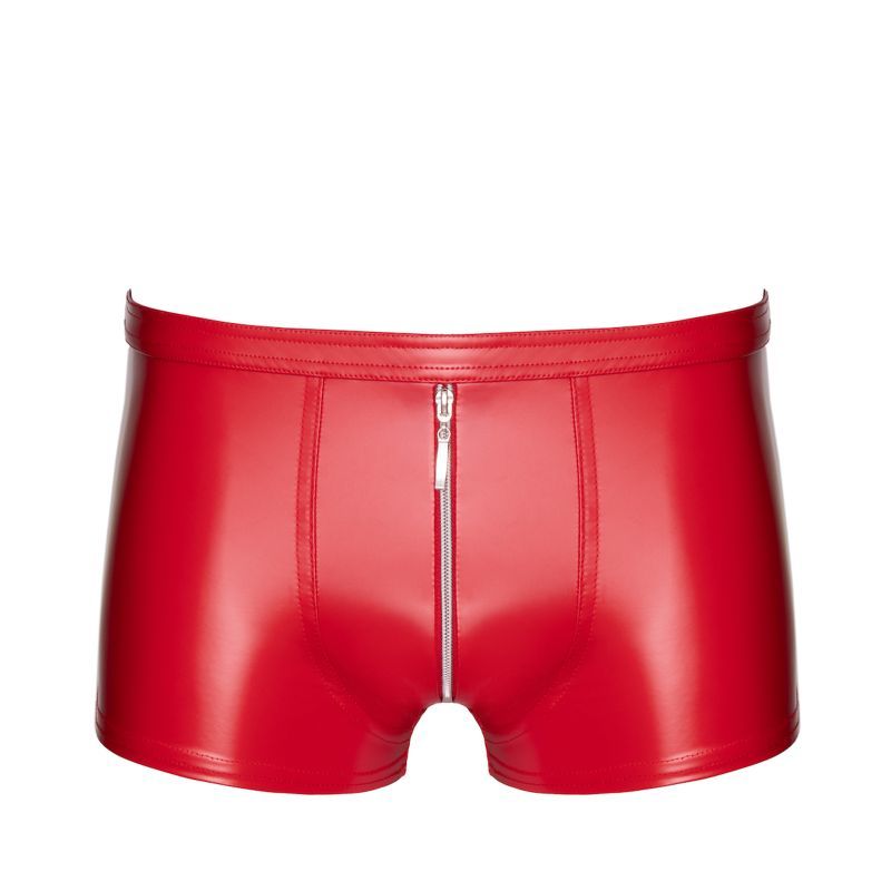 Red Ignite Shorts – Glossy Powerwetlook Sculpted Shorts