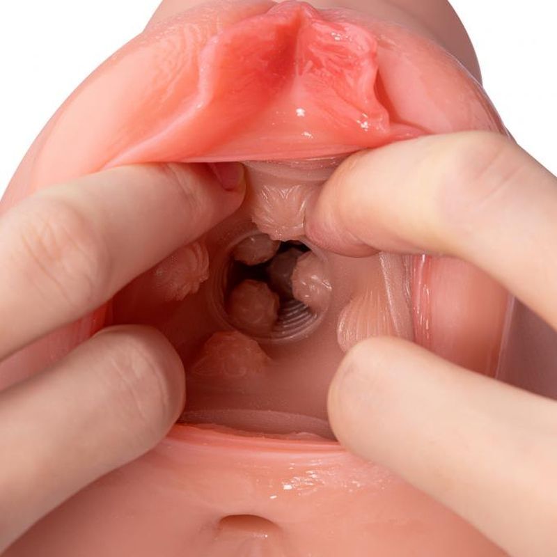 Ramar Realistic Vibrating Masturbator – Dual Vaginal and Anal Stimulation