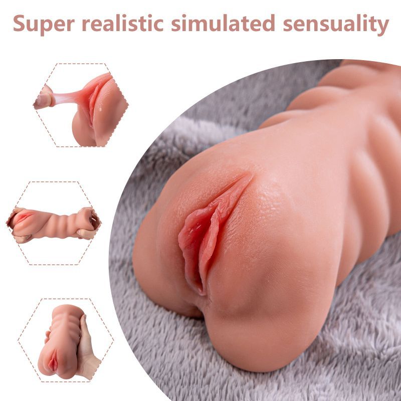 Ramar Realistic Vibrating Masturbator – Dual Vaginal and Anal Stimulation