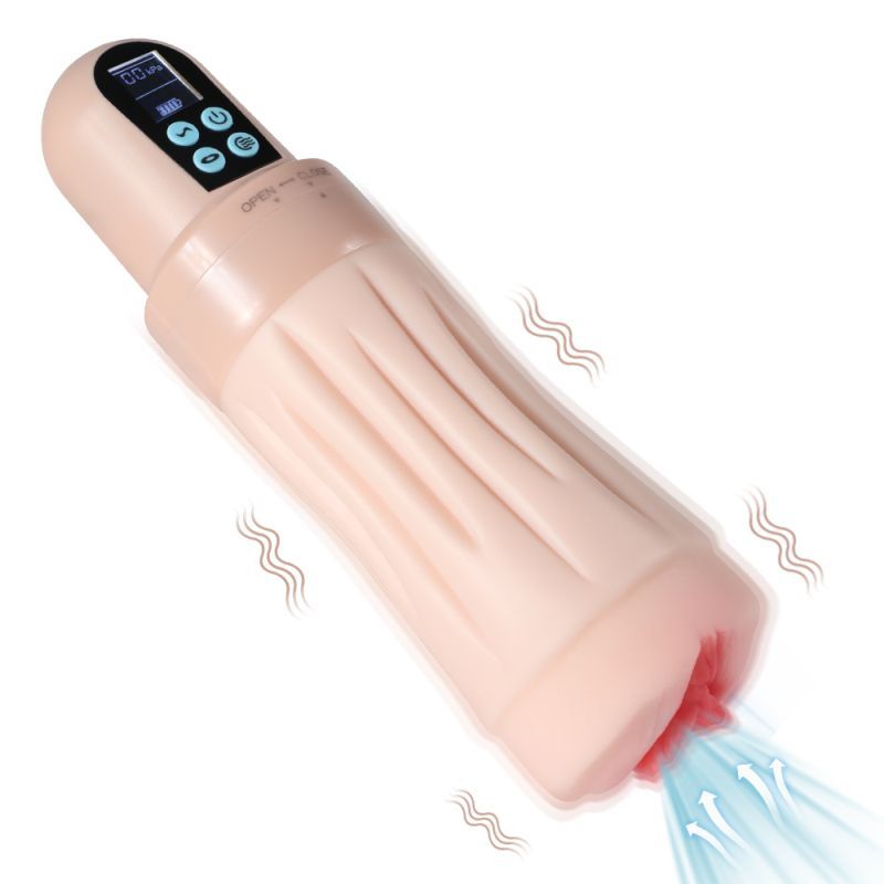 Suctroker Dual Density Vibrating Sucking Vaginal Masturbator