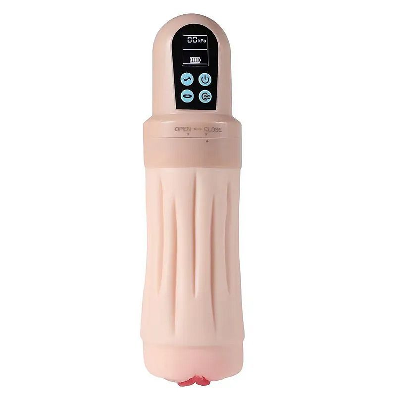 Suctroker Dual Density Vibrating Sucking Vaginal Masturbator