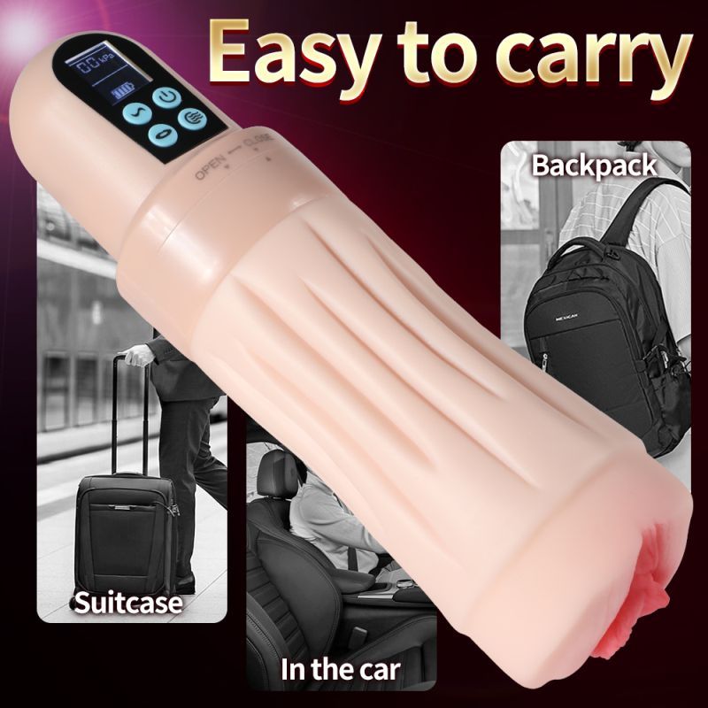 Suctroker Dual Density Vibrating Sucking Vaginal Masturbator