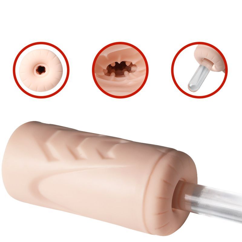 Suctroker Dual Density Vibrating Sucking Vaginal Masturbator – Vibrating Masturbator
