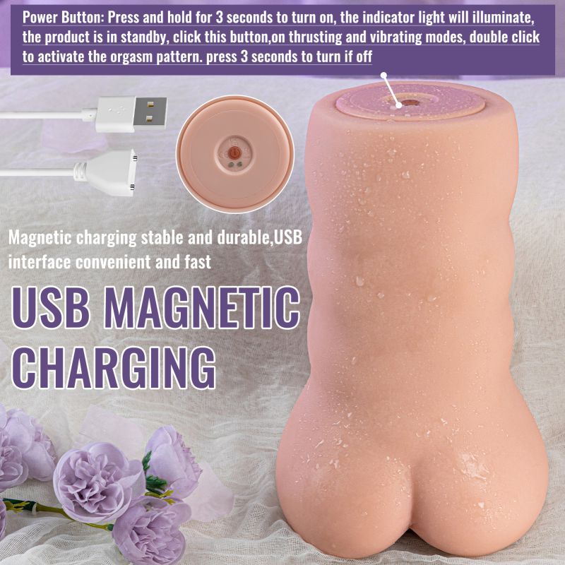 Sora App Controlled – Realistic Thrusting Vibrating Vaginal Masturbator