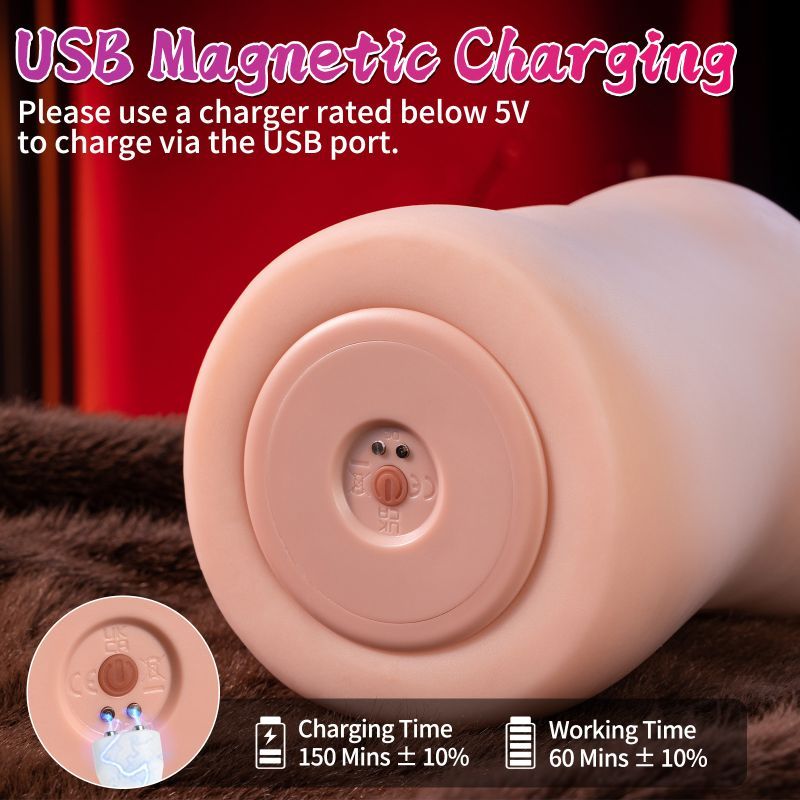 Eliza App Controlled – Thrusting Vibrating Realistic Vaginal Masturbator