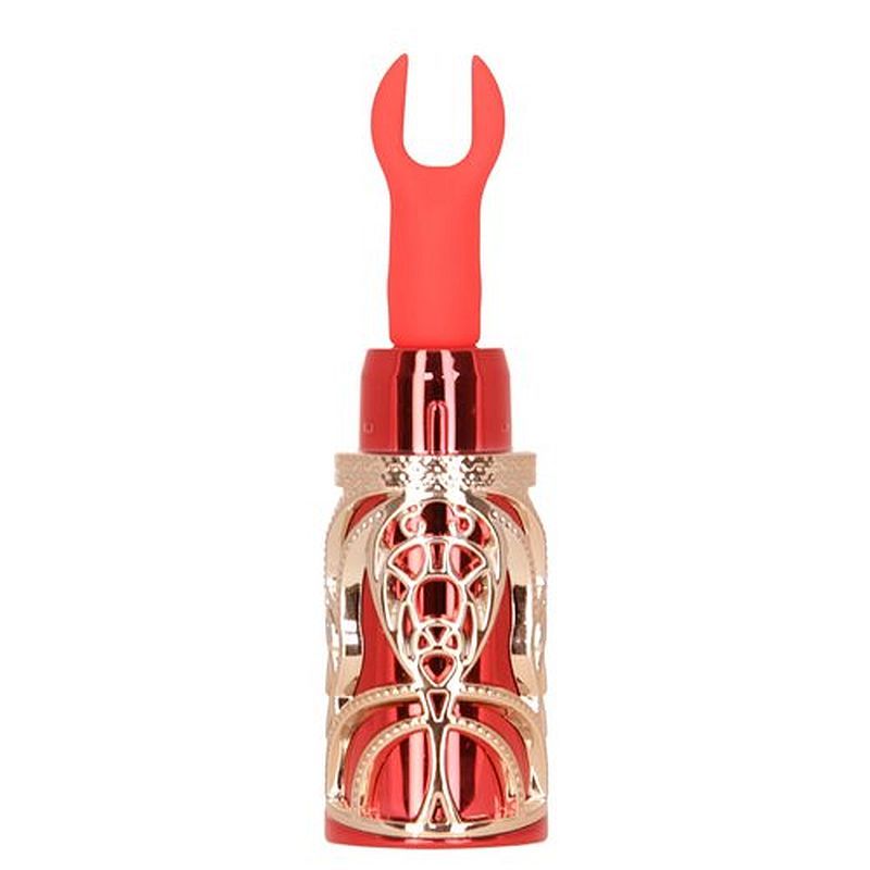 Ruby Kiss 4 in 1 – Luxury Lipstick Vibrator with Interchangeable Tips