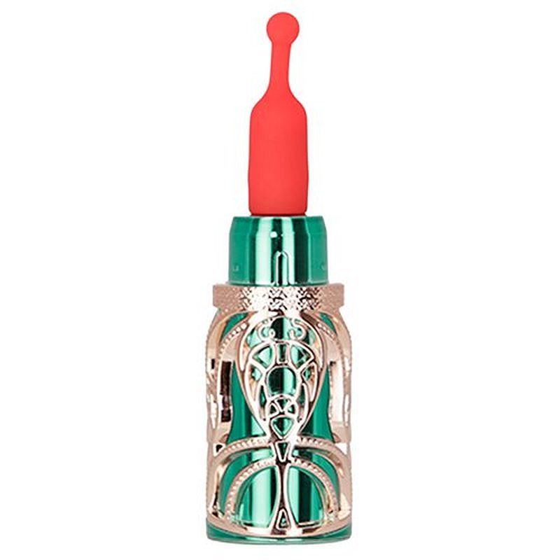 Emerald Kiss 4-in-1 – Luxury Lipstick Vibrator with Interchangeable Tips