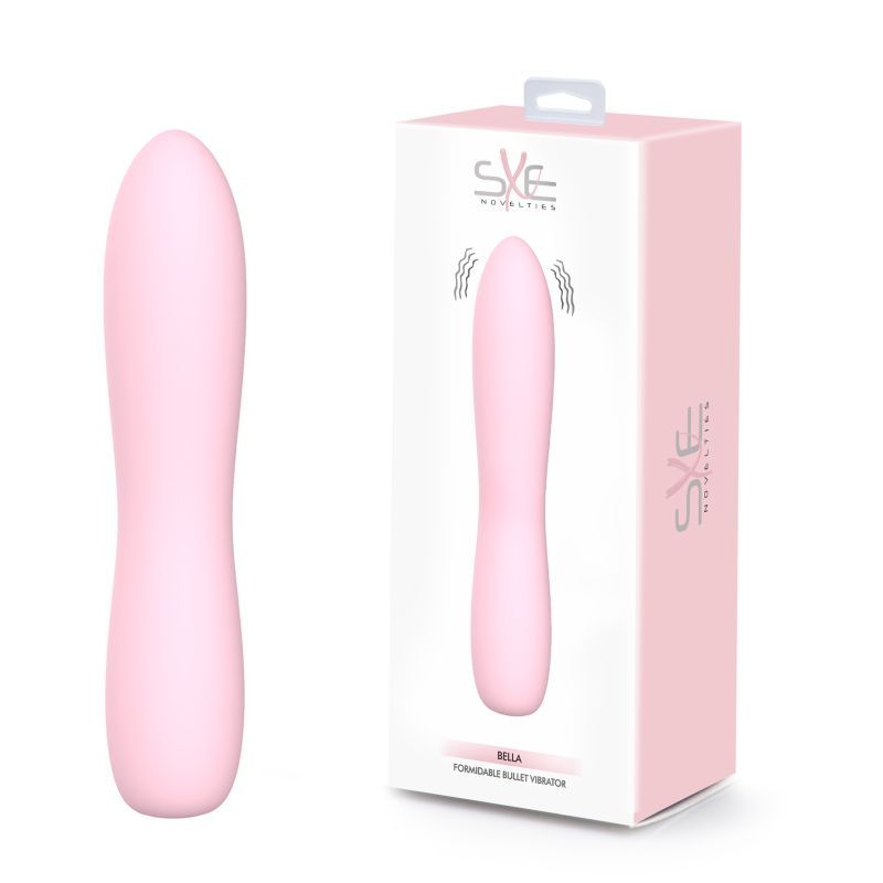 Bella Silicone Bullet Massager (Pink) – Silicone 140mm Vibrator