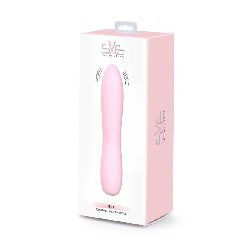 Bella Silicone Bullet Massager (Pink) – Silicone 140mm Vibrator