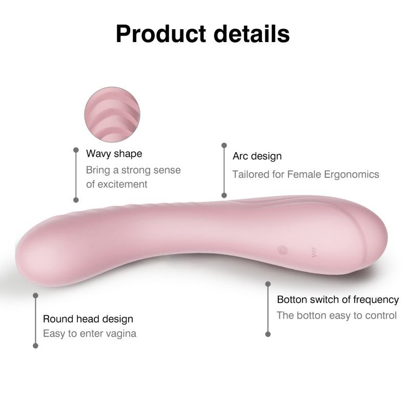 Maya Curve (Pink) – Silicone Vibrator